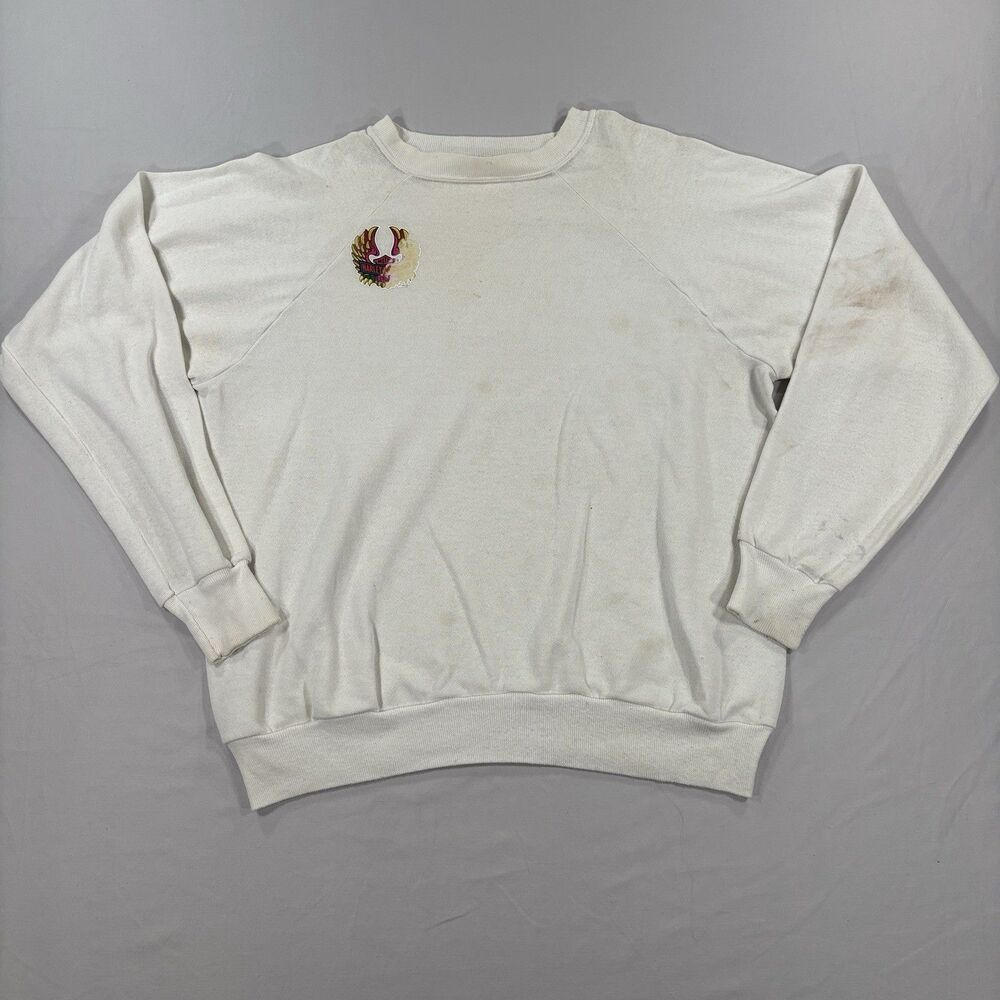 Vintage Harley Davidson Sweatshirt Mens White Small Logo
